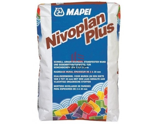 Цементная штукатурка MAPEI Nivoplan Plus