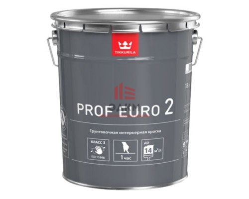 Tikkurila Prof Euro 2 / Тиккурила Проф Евро интерьерная краска для стен и потолков 18 л