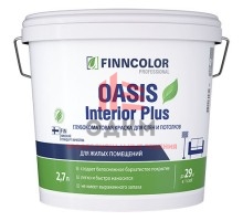 Finncolor Oasis Interior Plus / Финнколор Интериор Плюс краска для стен и потолков 2,7 л