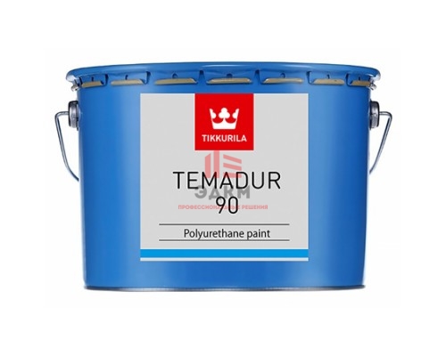 Tikkurila Temadur 90 / Тиккурила Темадур 90 двухкомпонентная, высокоглянцевая полиуретановая краска  2,25 л