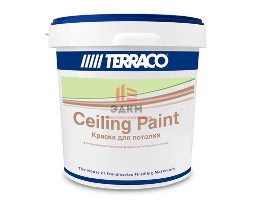 Terraco Ceelling Paint / Террако Силинг Пэинт краска акриловая для потолков 5 кг