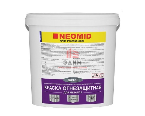 Neomid / Неомид огнезащитная краска для металла 6 кг