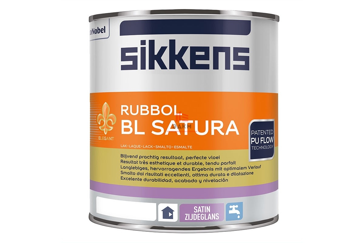 Купить Sikkens Rubbol BL Satura / Сиккенс Рубол БЛ Сатура полуматовая краска  универсальная 0,95 л в Москве| ЭДКМ