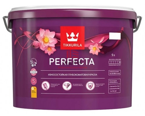 Tikkurila Perfecta / Тиккурила Перфекта краска интерьерная, глубокоматовая 9 л