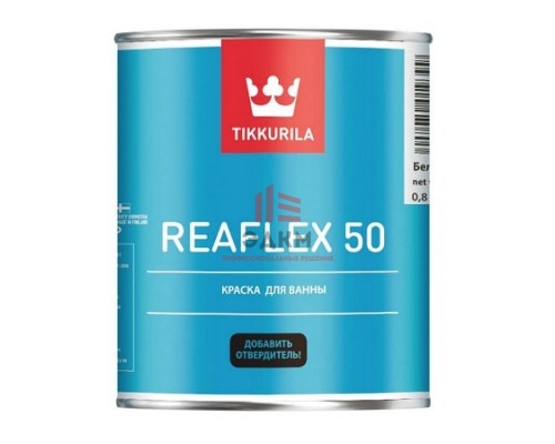 Tikkurila Reaflex 50 / Тиккурила Реафлекс эмаль для ванн 0,8 л краска