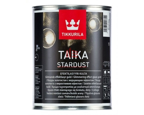 Tikkurila Taika Stardust / ТиккурилаТайка Стардаст лазурь с мерцающим эффектом 0,9 л