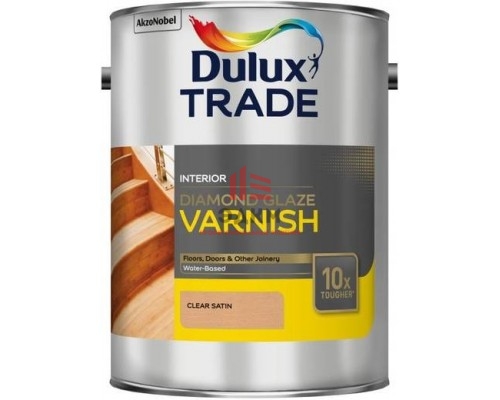 Паркетный лак на водной основе Dulux Trade Diamond Glaze | Дюлакс Даймонд Глейз глянцевый 2,5 л