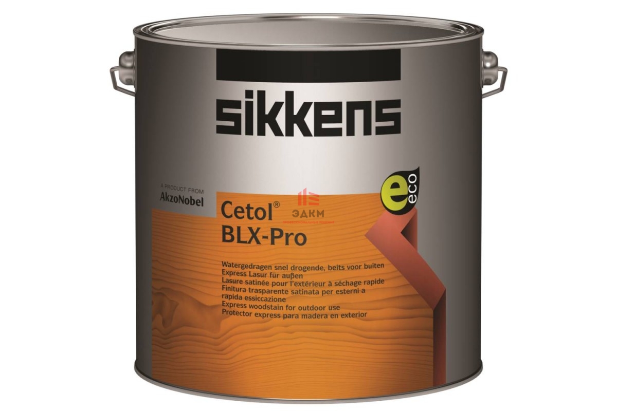 Купить Sikkens Cetol BLX-PRO / Сиккенс Сетол пропитка для древесины  полуматовая 5 л в Москве| ЭДКМ