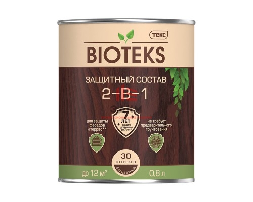 Bioteks / Биотекс защитный состав 2 в 1 Классик Универсал 0,8 л