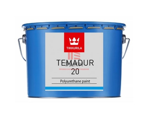 Tikkurila Temadur 20 / Тиккурила Темадур 20 двухкомпонентная, полуматовая полиуретановая краска 2,25 л