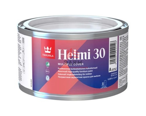 Tikkurila Helmi 30 / Тиккурила Хелми акрилатная краска для мебели 0,225 л