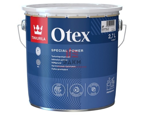 Tikkurila Otex / Тиккурила Отекс грунт адгезионный для сложных оснований 2,7 л