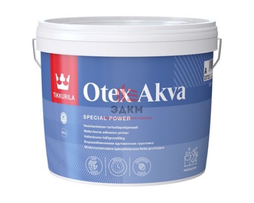 Tikkurila Otex Akva / Тиккурила Отекс Аква адгезионная грунтовка на водной основе 2,7 л