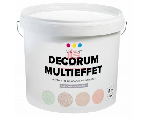 Vincent Decorum Multieffet D 2 / Винсент Декорум Мультиэффект  декоративное покрытие 18 кг