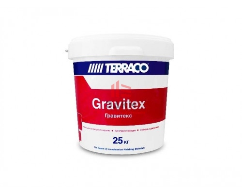 Terraco Gravitex Fine / Террако декоративная штукатурка с фактурой шагрень 25 кг