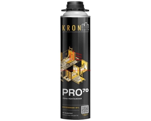 Монтажная пена Kronbuild Всесезонная PRO 70