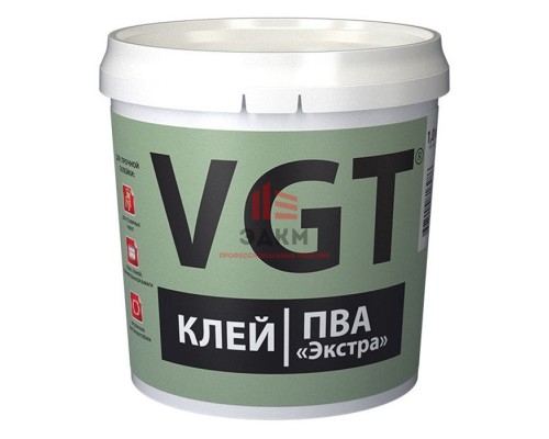 VGT / ВГТ ПВА ЭКСТРА клей для дерева, бумаги и кожи 1 кг