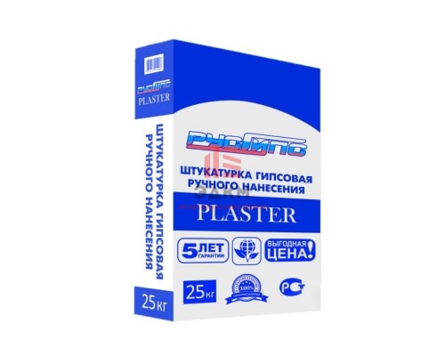 Штукатурка гипсовая ручного нанесения Русгипс Plaster