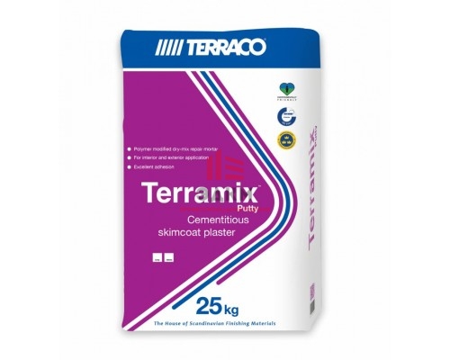 Terraco Terramix / Террако Террамикс шпатлевка финишная, белая 20 кг