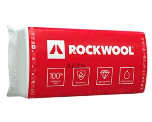 Минеральная вата ROCKWOOL Каркас Баттс (1000x600x100) 6 шт (3,6 м2, 0,54 м3) в упаковке