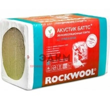 Минеральная вата ROCKWOOL Акустик Баттс (1000х600х150) 3 шт (1,8 м2, 0,27 м3) в упаковке