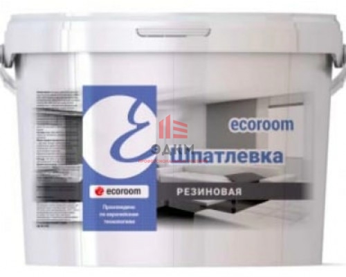 Шпатлёвка резиновая Ecoroom, ведро 15 кг