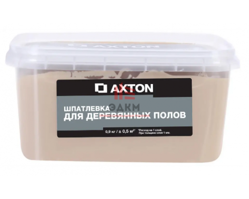 Шпатлёвка Axton для деревянных полов 0.9 кг цвет белое масло