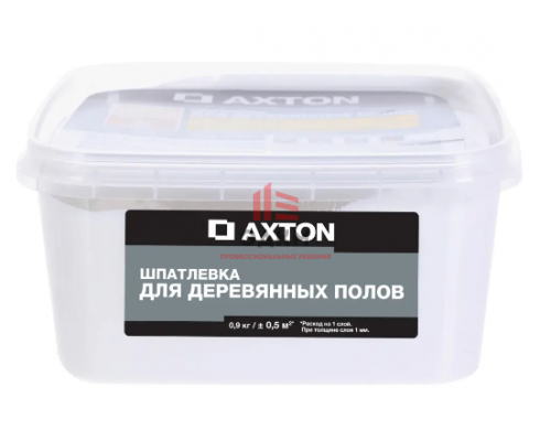 Шпатлёвка Axton для деревянных полов 0.9 кг цвет белый