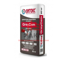 Финишная цементная шпаклевка Литокс GreyCem, 20 кг