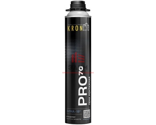 Пена монтажная Kronbuild Pro зимняя 70л 850мл