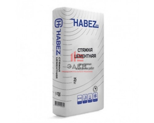 Ровнитель для пола цементный Habez-Gips 