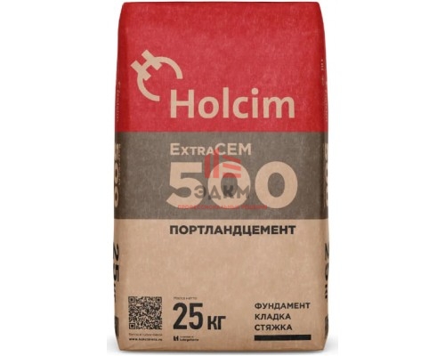 Цемент Портландцемент Holcim M500 ЦЕМ II А-И 42.5 25 кг