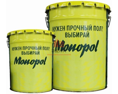 Monopol Epoxy 3, 30 кг, эпоксидная краска для бетона обеспыливающая