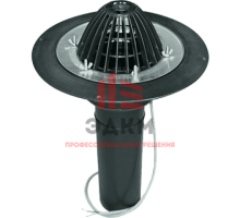 Воронка с обжимным фланцем обогреваемая Технониколь 110х450 мм