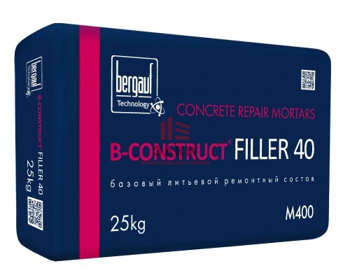 Ремонтный состав литьевой В - Construct FILLER 40, 25 кг