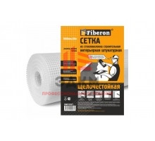 Стеклосетка интерьерная Fiberon, 1x50 м, ячейка 5x5, белая, 124946