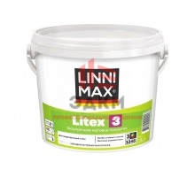 Краска водно-дисперсионная для внутренних работ LINNIMAX Litex 3 База 3, 2,35 л 948105697