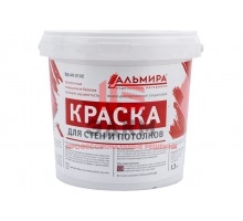 Краска Альмира для стен и потолков 1,3 кг 00-00000815