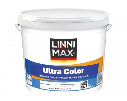 Водно-дисперсионная для внутренних работ краска LINNIMAX Ultra Color База 1, 9 л 948105619