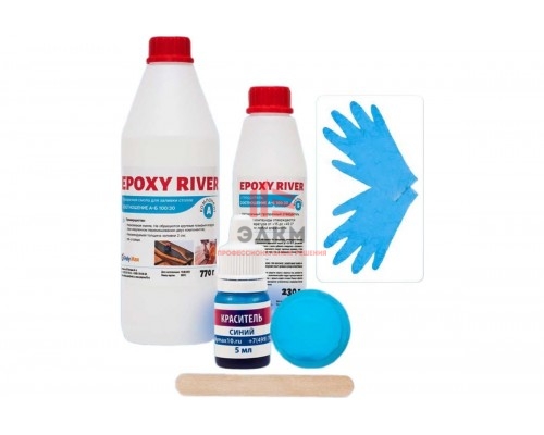 Эпоксидная смола Poly max Epoxy River 1 кг