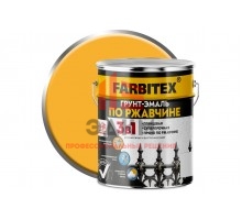 Грунт-эмаль по ржавчине FARBITEX 3в1 FARBITEX желтый (5 кг) 4300013880