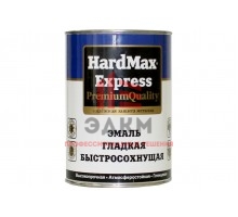 Быстросохнущая эмаль HardMax EXPRESS гладкая, красная, банка 0.8 кг 4690417076956