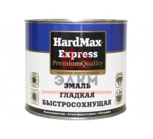 Быстросохнущая эмаль HardMax EXPRESS гладкая, красная, банка 1.9 кг 4690417076963