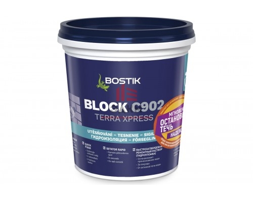 Гидропломба Bostik BLOCK C 902 TERRA XPRESS, 1 кг