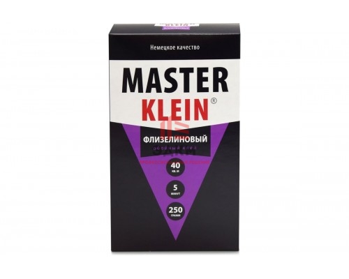 Обойный клей для флизелиновых обоев Master Klein 250гр жест.пачка 11603222