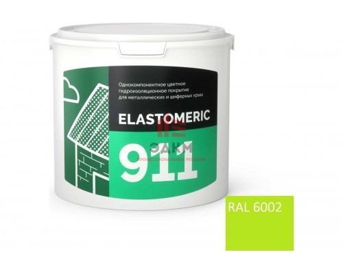 Кровельная мастика Elastomeric Systems 3кг. светло-зеленый elastomeric-911 6002001