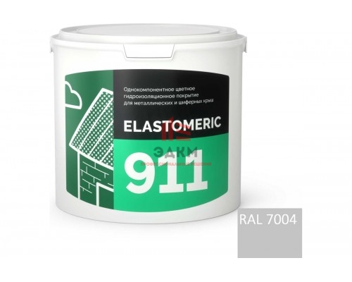 Мастика кровельная Elastomeric Systems 3 кг, серая elastomeric - 911 акриловая 7004001