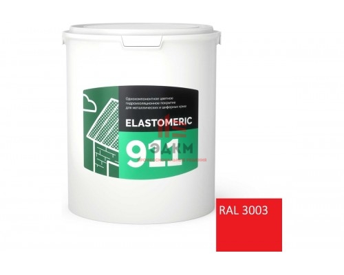 Мастика Elastomeric Systems для кровли 6кг красный рубин elastomeric-911 3003003