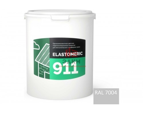 Мастика Elastomeric Systems для кровли акриловая 6кг серая elastomeric-911 7004003