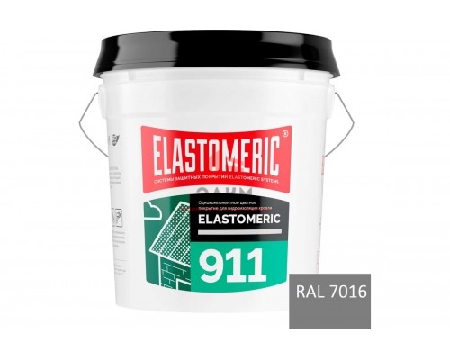 Мастика Elastomeric Systems резиновая для кровли 20кг темно-серый elastomeric-911 7016002